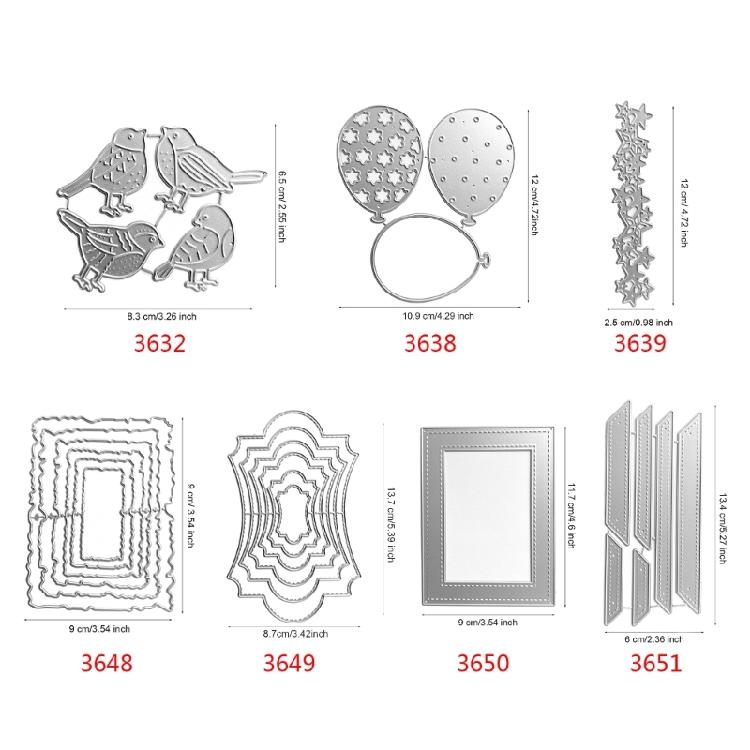 Metal Cutting Dies Balloon Bird Card Embossing DIY Photo Album Template Mold