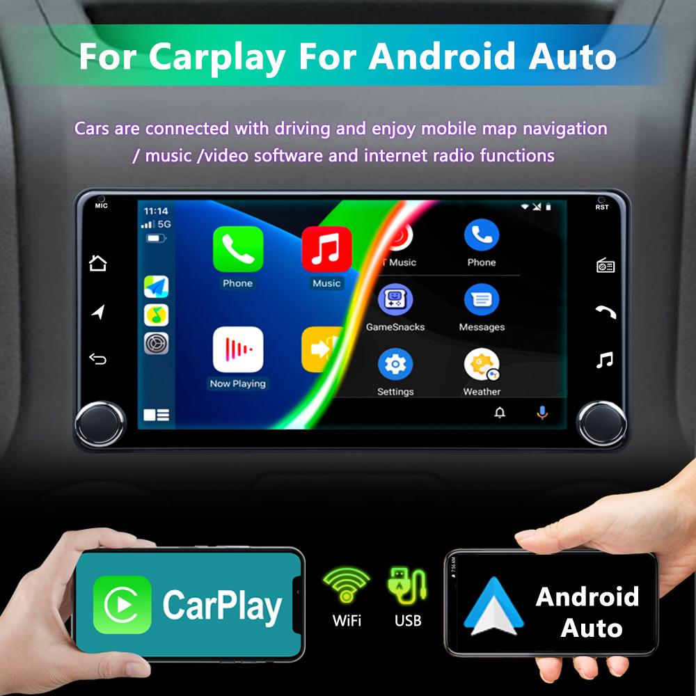 Autoradio 2 Din CarRadio 7 Inch Carplay For Toyota Android Auto Mirror Link BT GPS WIFI Multimedia Player Car Stereo