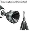 New Deburring External Chamfer Tool Tungsten Steel Carbide Burr Blade Hard Sharp Metal Trimming Drill Bit Repair Bolt Thread