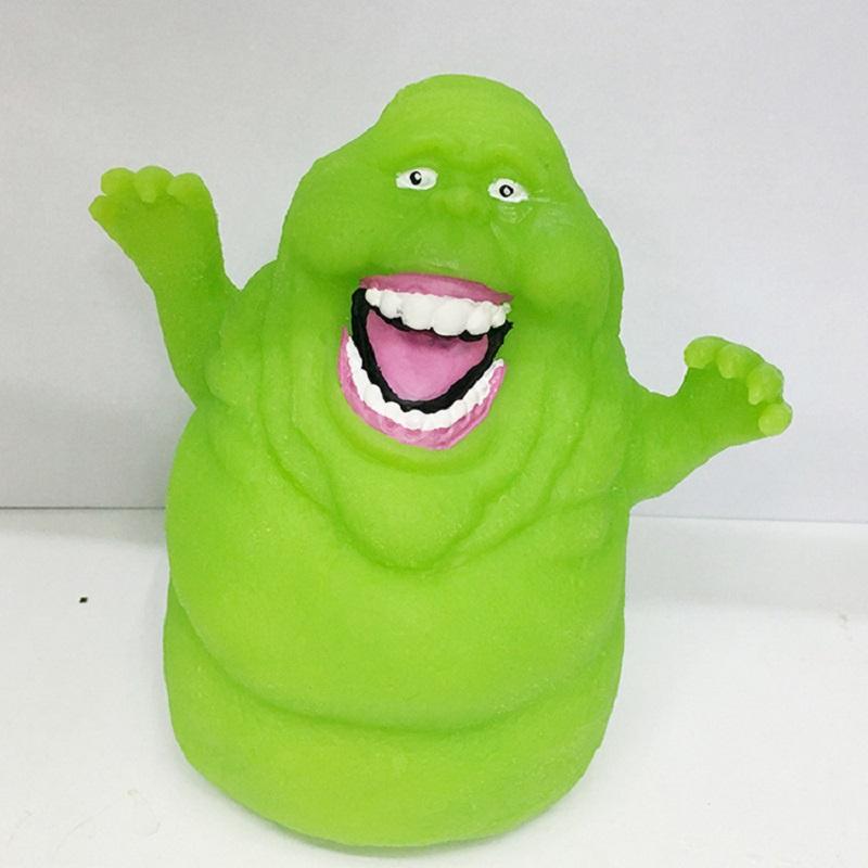 Classic Ghostbusters Marshmallow Man And Slimer Green Ghost Collectible Action Figure