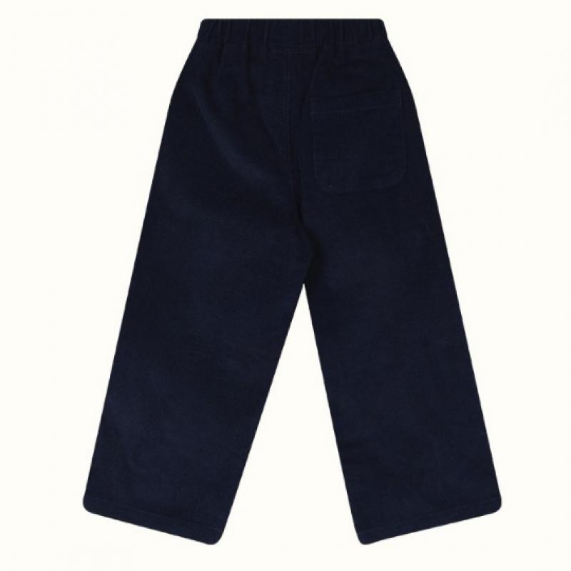  Olivan  Corduroy Wide Pants  Navy 