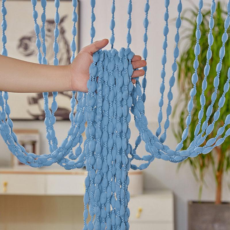100x200cm Home Decor Bead String Curtain Panels Door Fly Screen Room Divider Tassel Curtain Hotel Wedding Salon Decor Curtains
