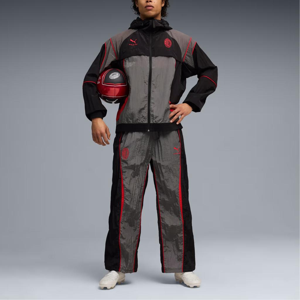 Puma X AC Milan X Slam Jam Collaboration AC Milan Comfortable Loose Sports Casual Pants Men pants 787771-06
