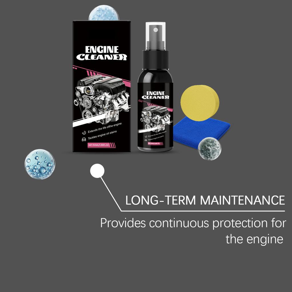 Engine Cleaner, Car Engine Carbon Deposit Cleaning And Maintenance Agent, Fuel System Cleaning Products(50ML)