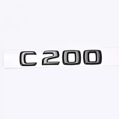 Car Sticker For Mercedes Benz ABS Car Sticker Trunk Letters For Mercedes Benz C200 C220 W205 W204 W203 C260 C300 C320 C350 C400