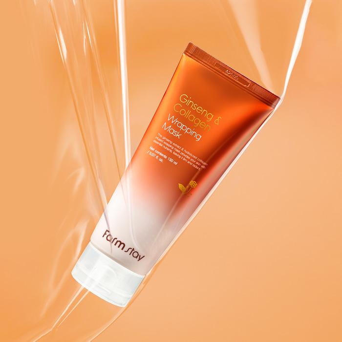 [Farmstay] Masque Enveloppant Ginseng & Collagène 150ml