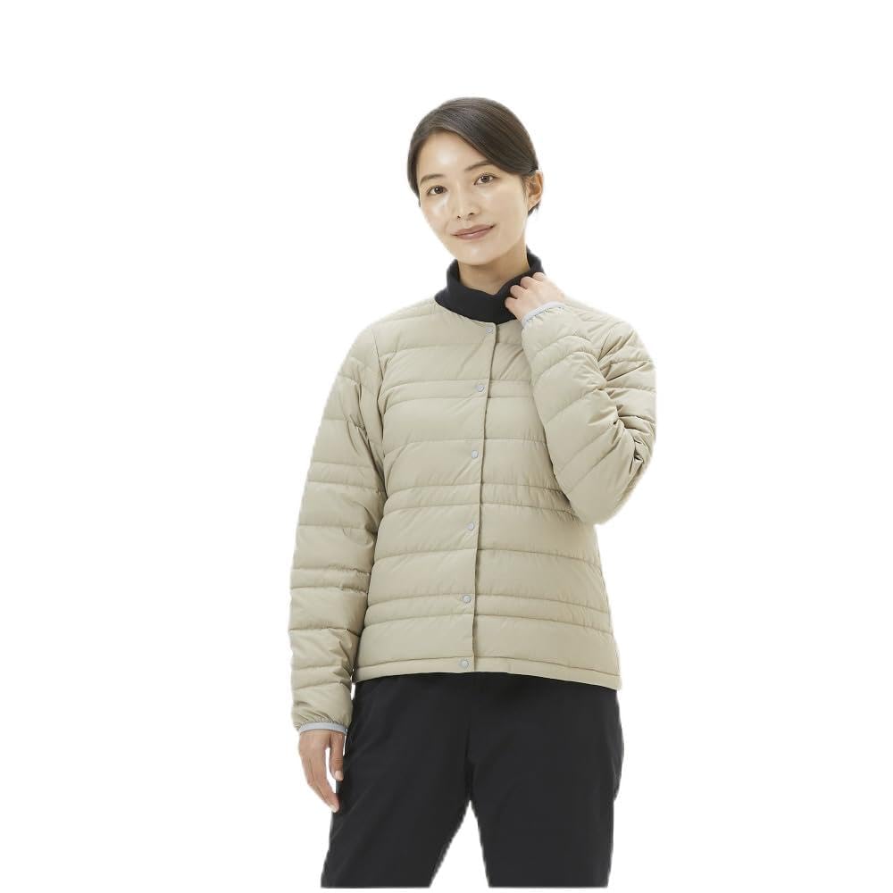 Mizuno Compact Breath Thermo Down Winter Mocha Beige Women's Jacket, Heat-Generating Material, Wear,