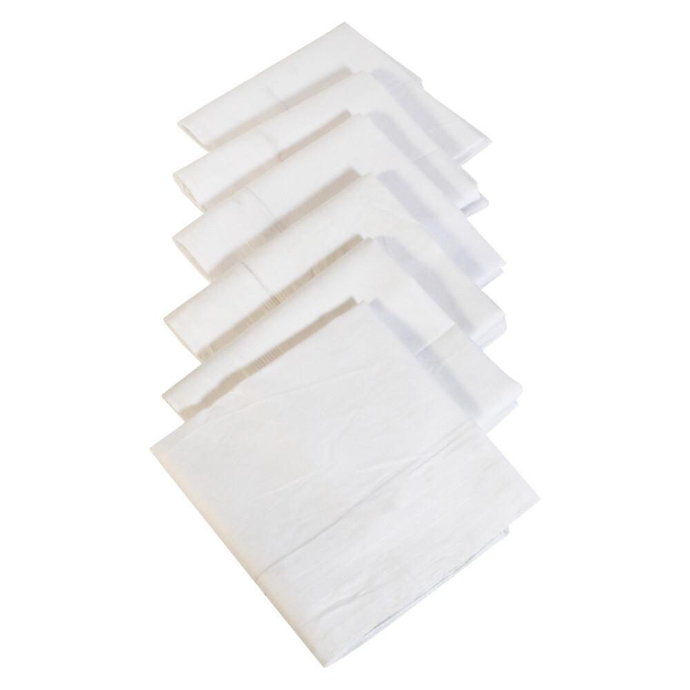 

RSINC Collection Cotton Square Multipurpose Napkins (WHITE 46X46CM) JL165977344658