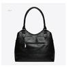 Large Capacity Soft Leather Minimalist Casual Tote Bag for Ladies