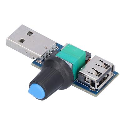 USB-Lüfter Geschwindigkeitsregler Lautstärkeregler Einstellplatine Geschwindigkeitsregelung Geräuscharmes Modul