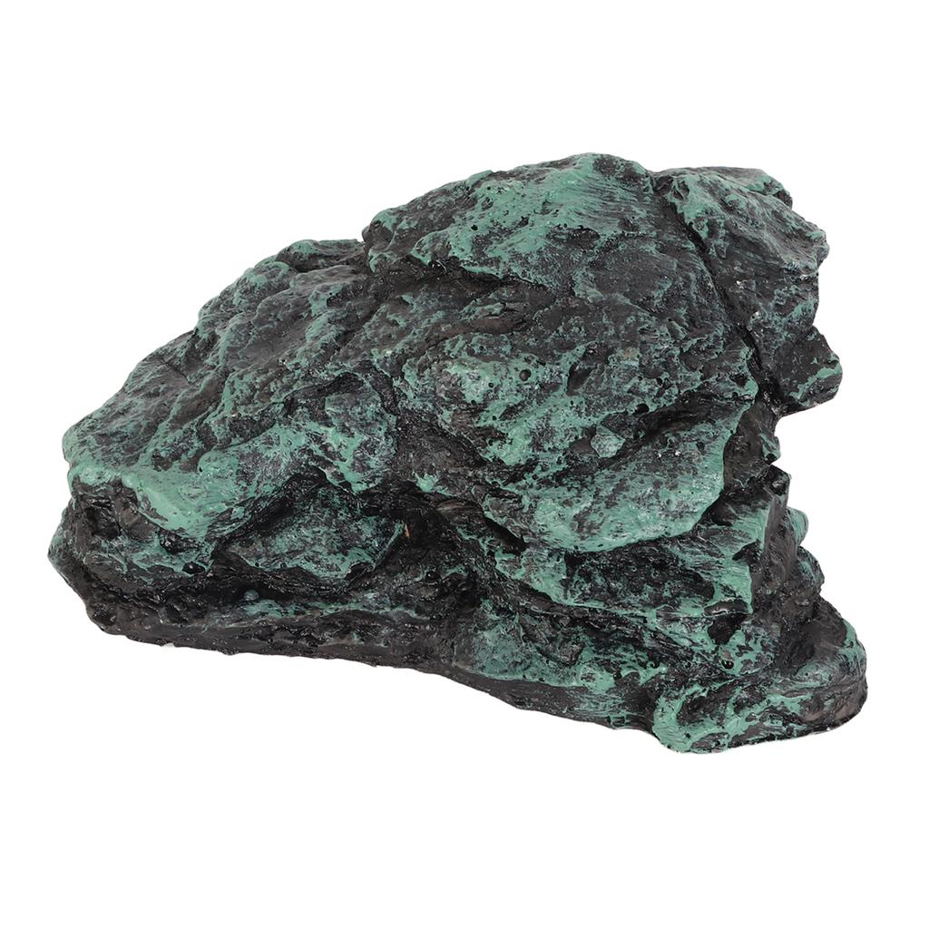 Reptile Rock Hide Cave Simulation Realistic Safe Comfortable Resin Rock Hideout for Terrarium Decoration Reptile Shelter Habitat