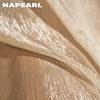 1 STK NAPEARL fransk forgylt tyllgardin Drømmende high-end gardin lys luksus stue garn soverom Balkong gjennomsiktig gardin
