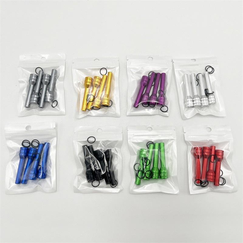 4PCS/pack Car Modification Universal Aluminum Alloy Door Handle Door Bolt Safety Lock Buckle Door Lock Knob