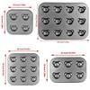 4/6/9/12 Even Bear Mold Baking Mold Pan Non-Stick Diy Cute Candy Cake Mold Tool Decoration Biscuit Candy Mold Baking Accessories