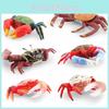 Realistic Crab Model With Detailed Features Vibrant Pvc Material For Display And Collection