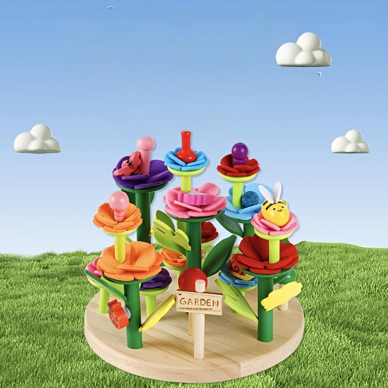 Small Garden Building Block, Train Children's Hand Eye Coordination, Early Education Educational Toys