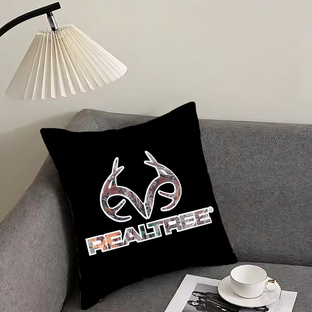 Cool RRealtree Cushion Cover Pillowcase Ultra Soft Skin Friendly Fabric Cloud Like Comfort Concealed Zipper