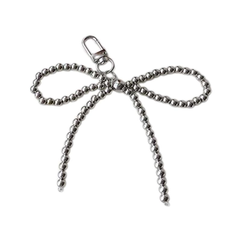 

Stylish Bowknot Keyring Decoration Elegant Bowknot Phone Chain Charm Stylish Keyring Decoration for Fashion Lovers