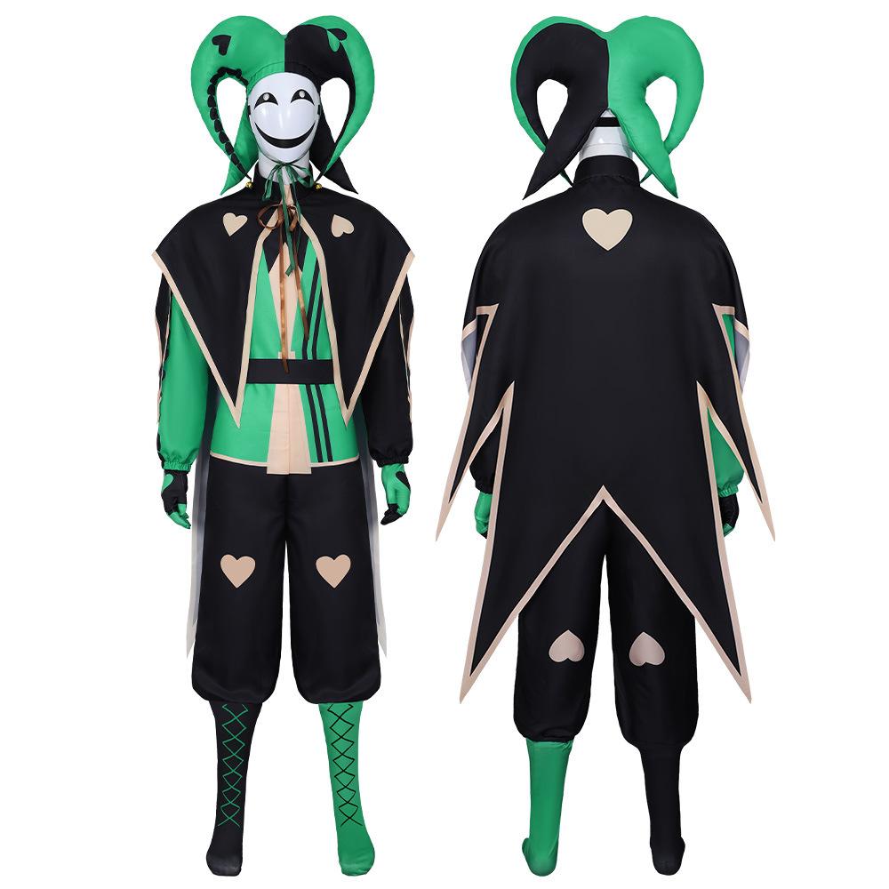 Freak Circus Cos Suit Pierrot & Harlequincos Suit Full Clown Uniform