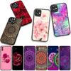 Hülle für Xiaomi Redmi 15 A5 9A 9T 10A 10C 9C NFC 15C Note 11 9 10 Pro 8T 4G 5G Handyhülle Florales Paisley Rose Blume Mandala