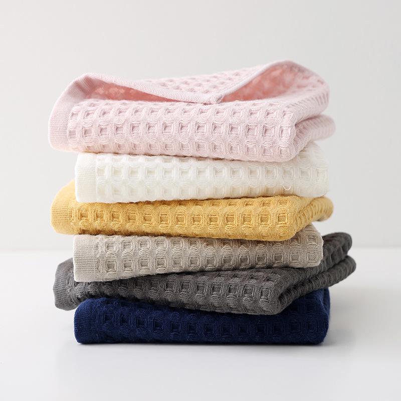 Premium Japanese Cotton Honeycomb Face Wash Towel - Breathable & Absorbent