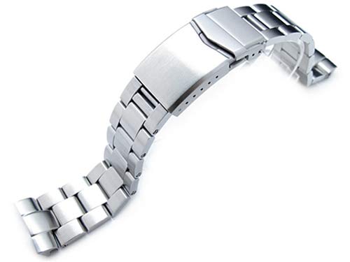 

22mm Metal Watch Band Stainless Steel Oyster Bracelet V Clasp for Seiko Prospex Turtle