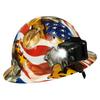 Large Brim Hard Hat with Headlamp Anti-smash Breathable Construction Site Construction Sunscreen Helmet