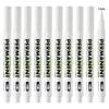 1/3/5 ST Vita Markörpennor 0,8 mm 1,0 mm 2,0 mm 2,8 mm 5 mm Snabbtorkande Permanenta Oljiga Vattentäta Färgdäckmarkörer Graffiti-pennor