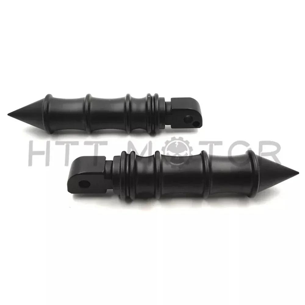Motorcycle Accessories Gear Skull Footpegs For Passenger 2018-later Softail Fat Boy FLFB Fat Bob 2020-later LiveWire