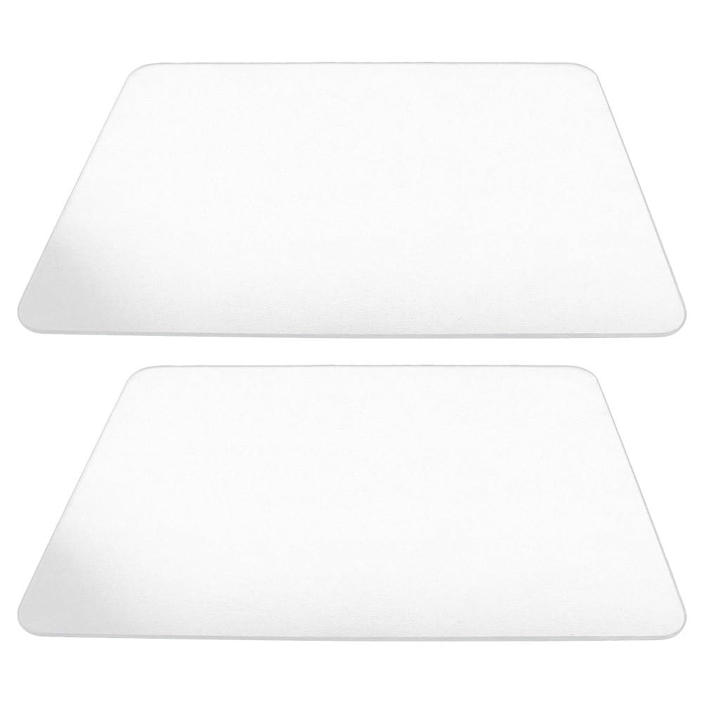 

TEHAUX Стеклянная мышь Игровая мышь Настольный Закаленное Высокая Удобная Мышь Тихая 25x20см Коврик из 2 частей, Коврик, Прозрачный, Коврик, Стекло, Ультрагладкий, Точность,