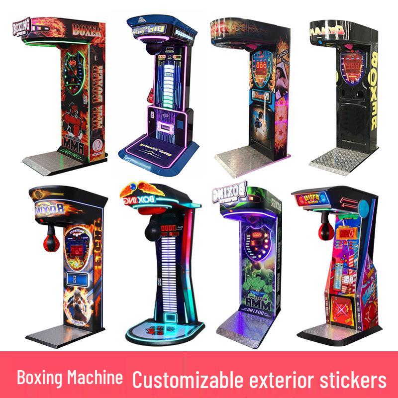 Arcade Dragon Fist Coin-Operated Boxing Machine: Stress Relief & Warm-Up Game