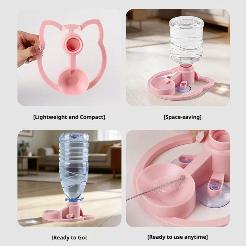 Leak Proof Cat Water Dispenser Automatic Gravity Water Bowl New Cat Drinking Fountain For Cats