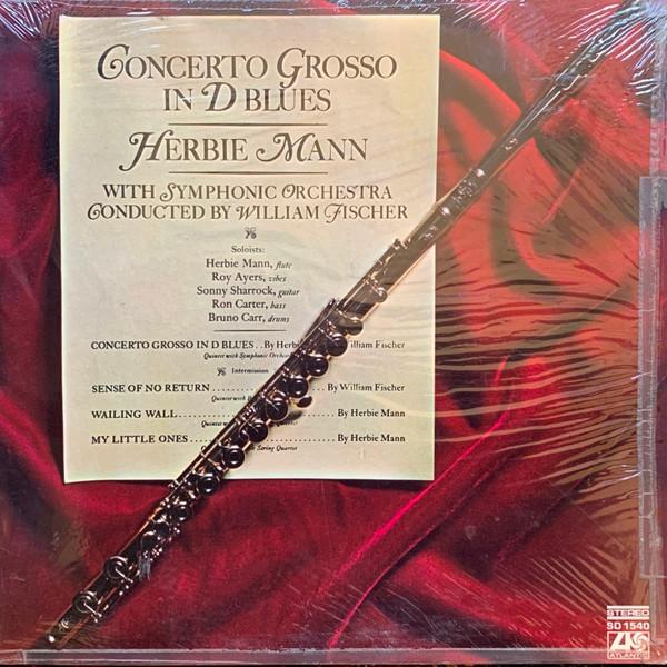 

LP Record HERBIE MANN Concerto Grosso In D Blues SD1540 ATLANTIC 1969 US Jazz Used