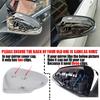 2x White Door Side Mirror Covers Caps Housing For Toyota Corolla 2014 2015 2016