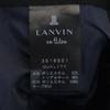 LANVIN en Bleu Made In Japan Midi Length Mesh Switching Flare Skirt 38 Women Used