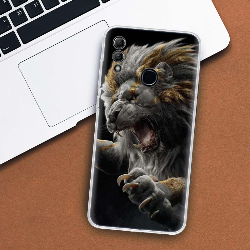 

Чехол для телефона Lion Alpha Male Cub для Huawei Y5 Y6 Y7 Y9S P Smart Z 2021 2019 Honor 10 Lite 9 20 9X 8S 8X 8A Pro 20i Coque Huawei P Smart Z