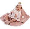 Antonio Juan Spanish Doll Lua With Blanket And Bottle 42cm