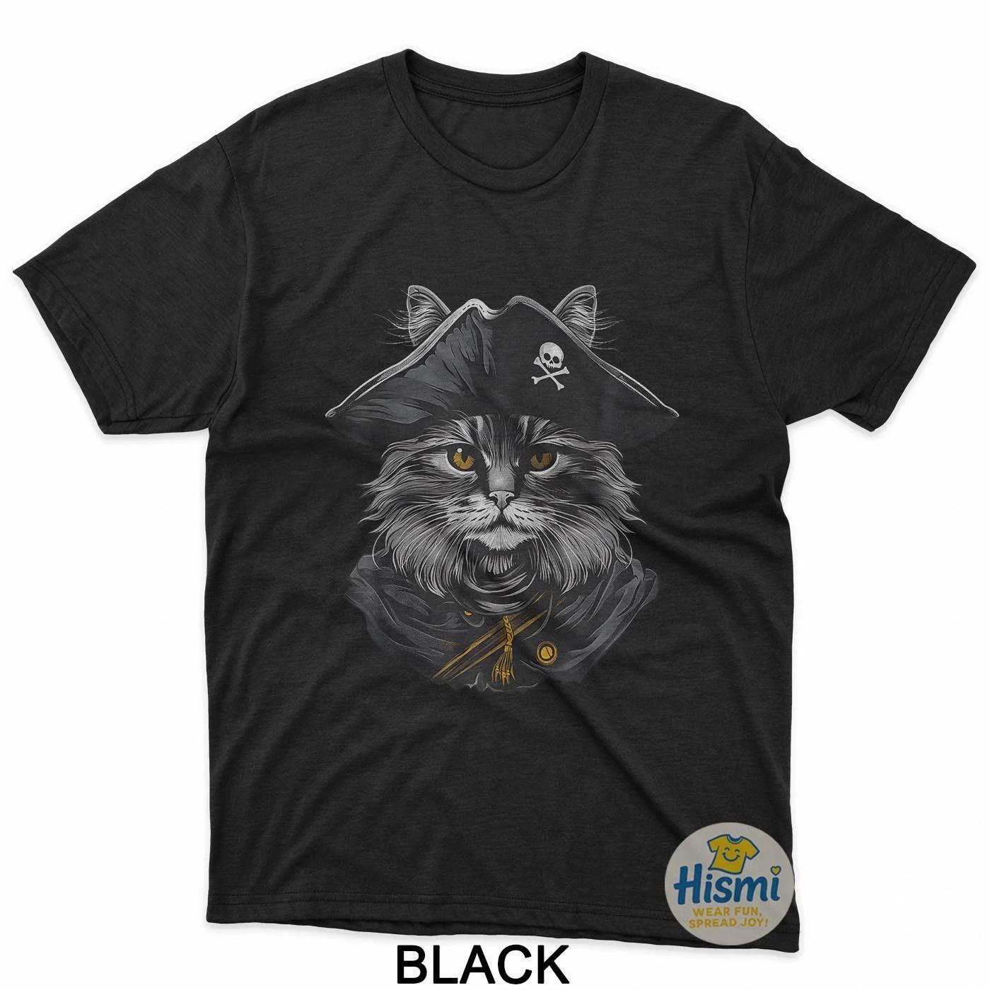 Кошка Пират Кошки Котёнок Любитель Футболка L