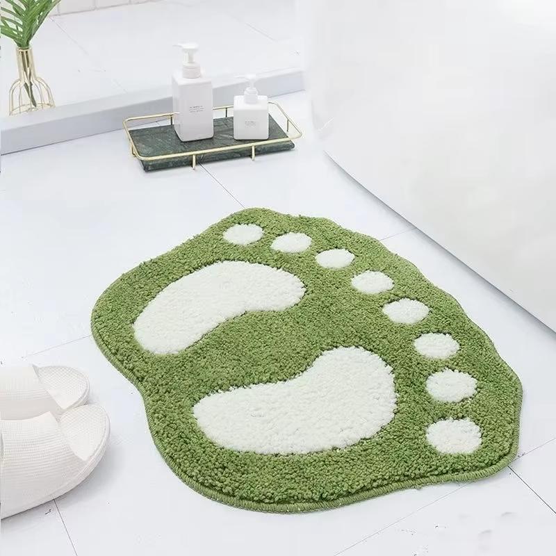 Bathroom Rugs Mats Water Absorbent Non-Slip Mat Used In Bathroom, Shower, Room, Etc.Soft Microfiber Bath Mat Machine Washable