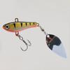 5Pcs Fishing Lures Realistic Looking Bright Colors Rotation Spoons Freshwater Spinner Artificial Metal Lures Hard Baits