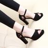 Fashion 2025 Fashion Women Sandals Summer New Platform Pumps Women Wedding Shoes Woman High Heel Sandals Peep Toe Shoes
