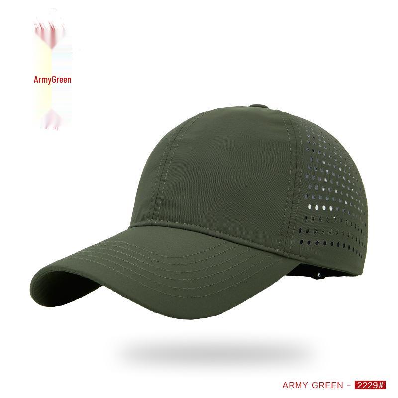 Men's and Women's Quick-Dry Mesh Baseball Cap - Large Fit, Outdoor Sun Protection, Duckbill Design