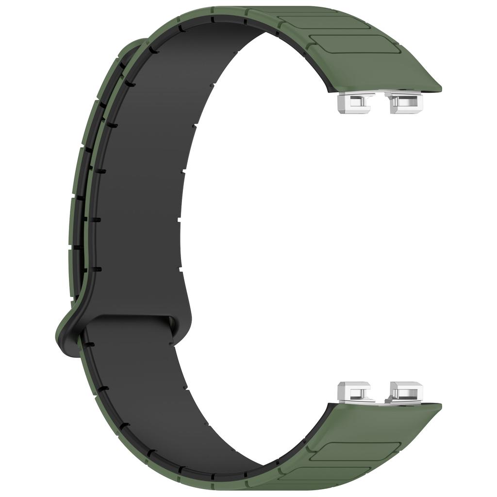 Silicone Watch Band for Huawei Band 10 NFC/10/9 NFC/9/8 NFC/8 Replacement Magnetic Wrist Strap