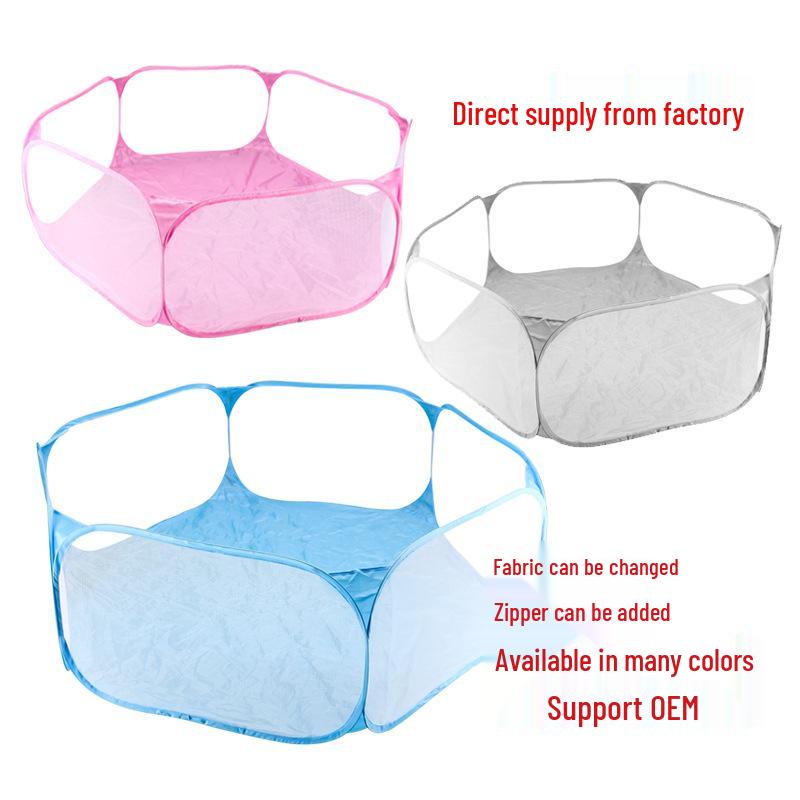 Hexagonal Children's Mesh Ocean Ball Tent and Animal Fence