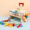 Kids Tool Bench Wooden Set Toys Montessori Toys Workbench Construction Toys Educational Toys Christmas Birthday Gifts Boys
