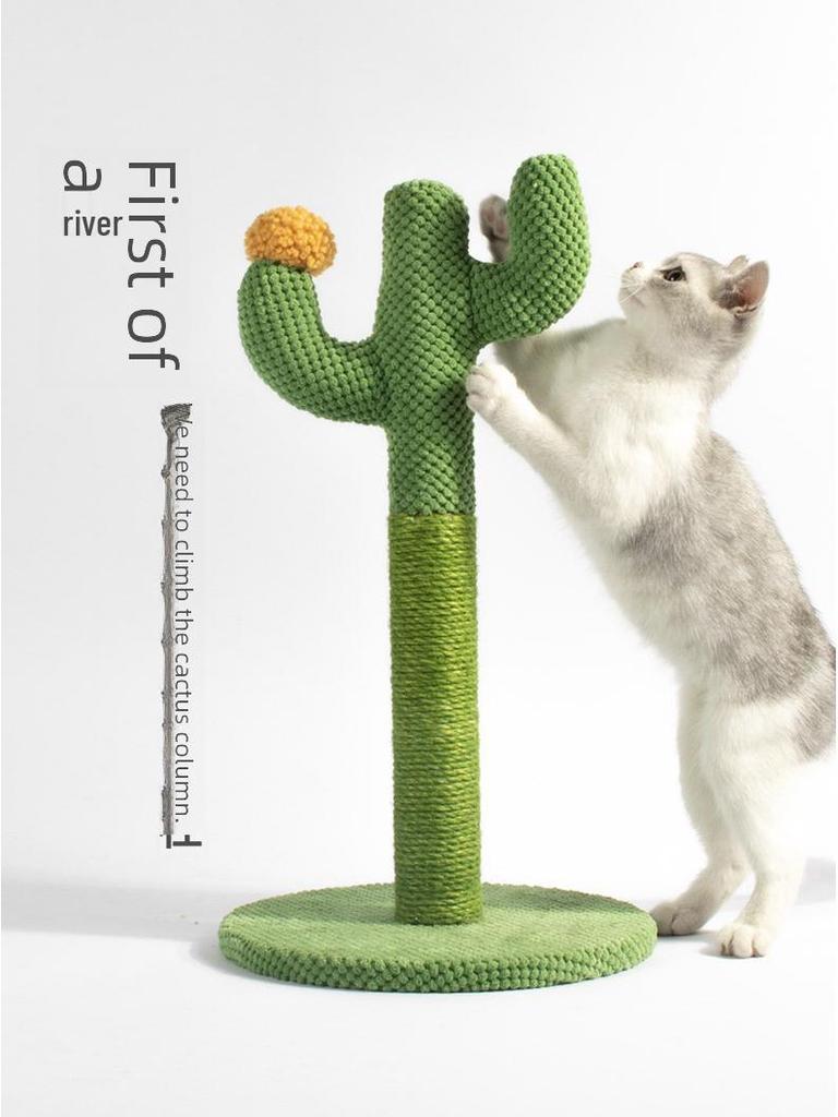 Sisal Cactus Cat Climbing Frame and Scratching Post Toy