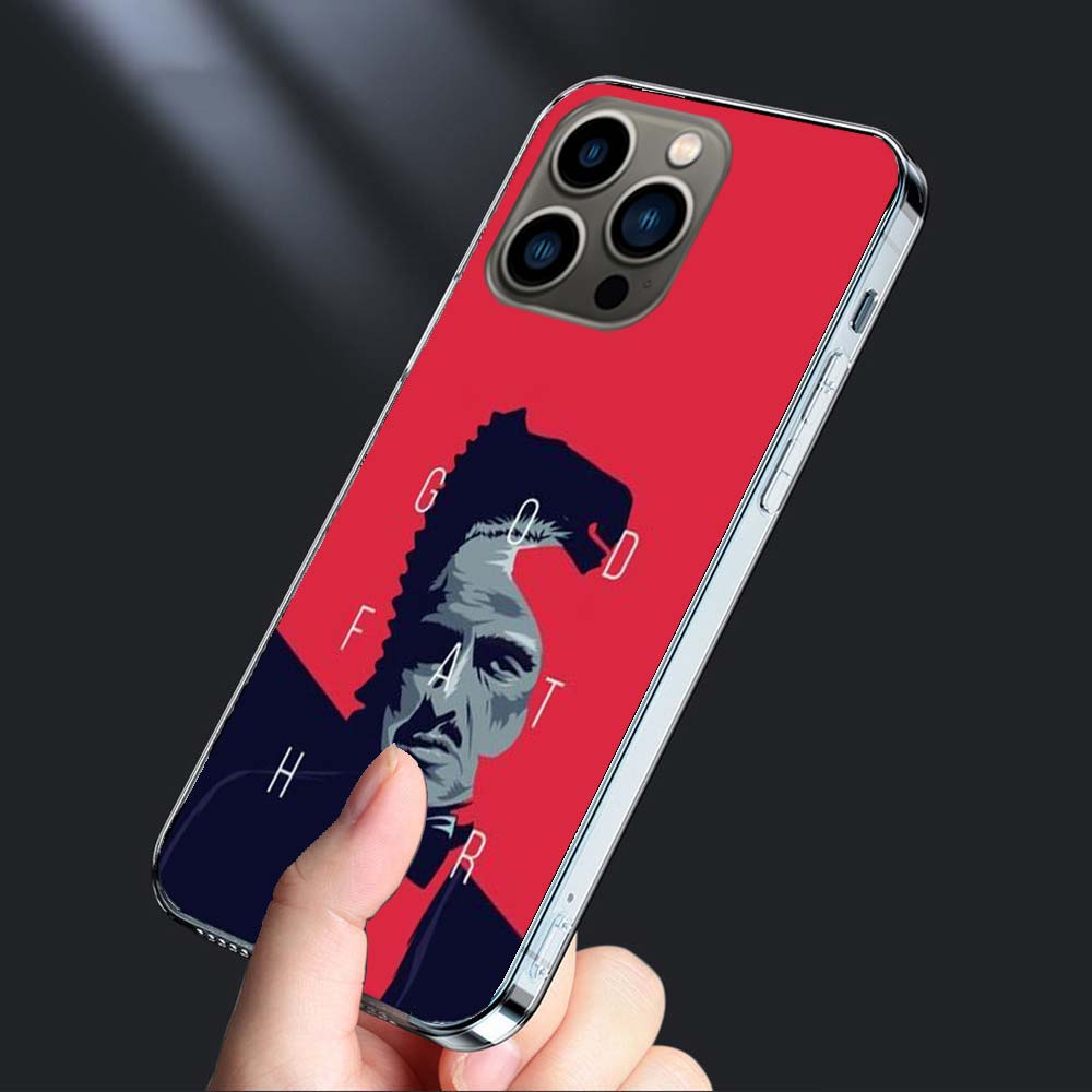 --The Godfather Phone Case For Iphone 16E 15 Pro 14 Plus 17E 16 17 Pro Max Air 11 12 13 Mini Shockproof Capa Cute Cover TPU C