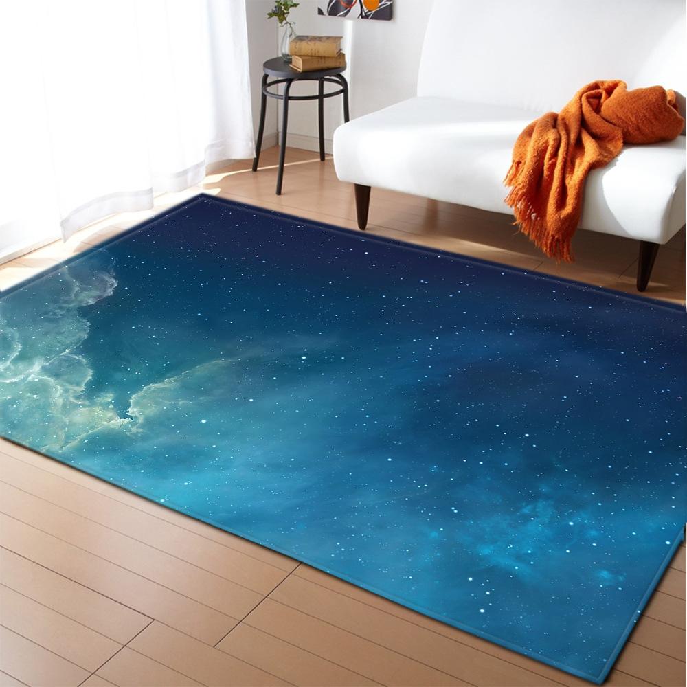 Starry Sky Carpet Feather Wind Bedroom Floor Mat