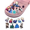 16-Piece Cute Cartoon Frozen Series Crocs Charms DIY Shoe Accessories