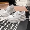 Thick-soled spring new heightening and lightweight small muffin casual sports shoes